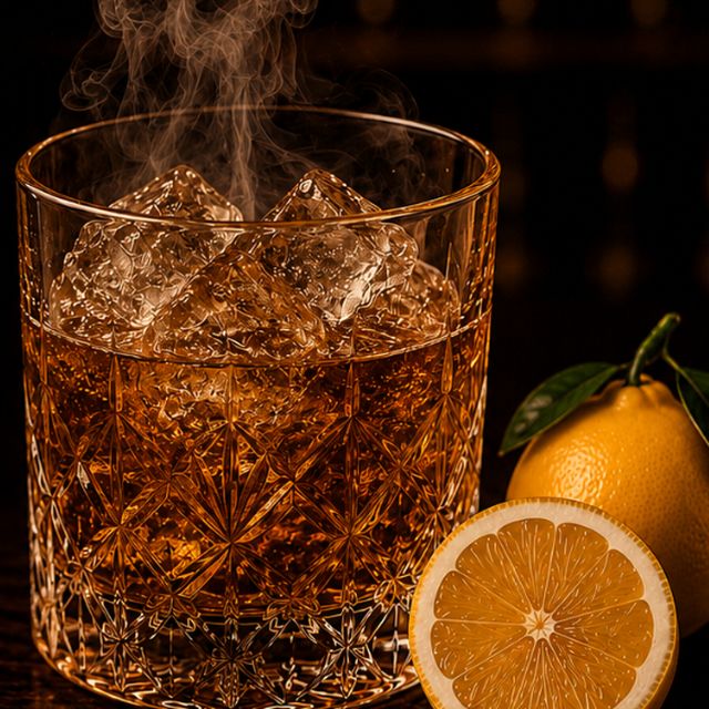 Smokehouse Sour (Whiskey Sour) cocktail